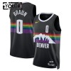 Dres Denver Nuggets Christian Braun Nike 2025-26 City Edition Crno Swingman - Dječji